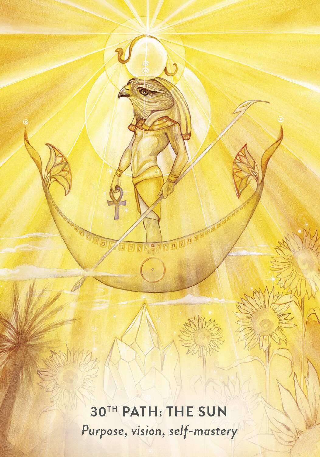 The Tree of Life Oracle card highlighting the deck's symbolic art — Eternal Spirit