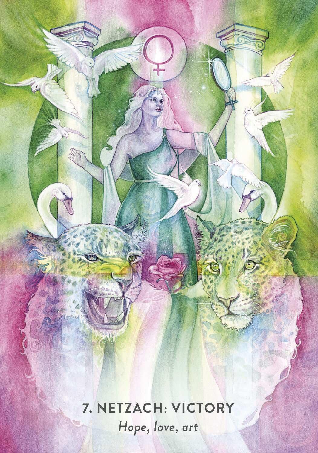 The Tree of Life Oracle card unveiling the deck's spiritual symbolism — Eternal Spirit