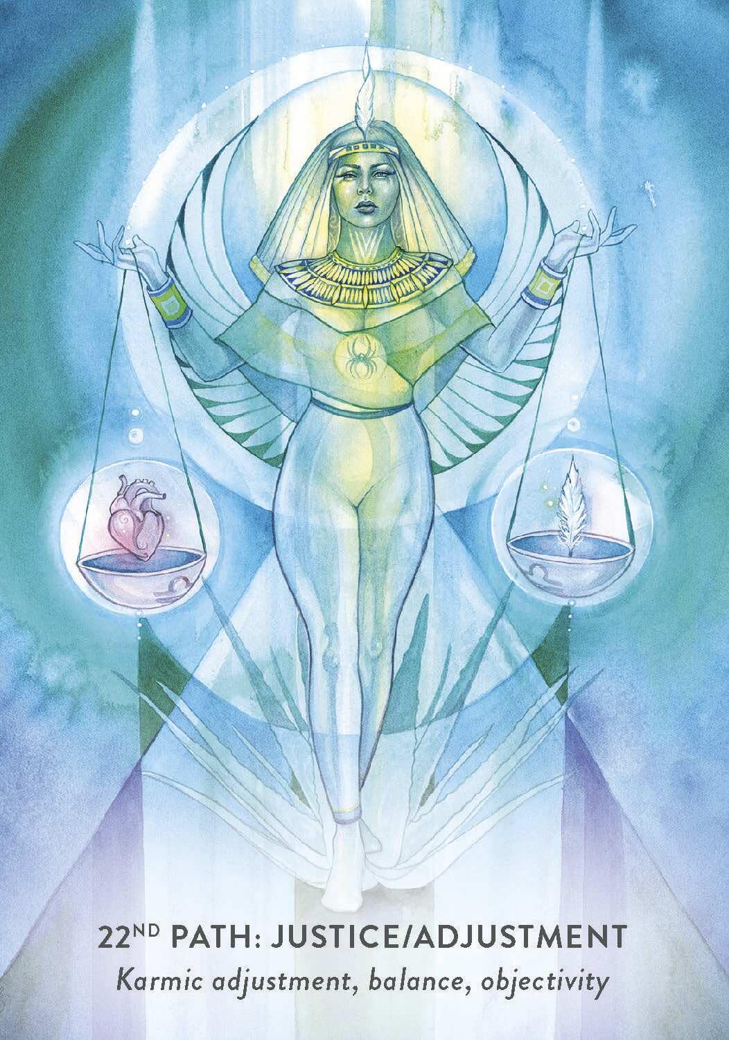 The Tree of Life Oracle card capturing the deck's intuitive artistry — Eternal Spirit