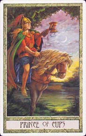 The Druidcraft Tarot Deck card reflecting the deck's transcendent artwork — Eternal Spirit