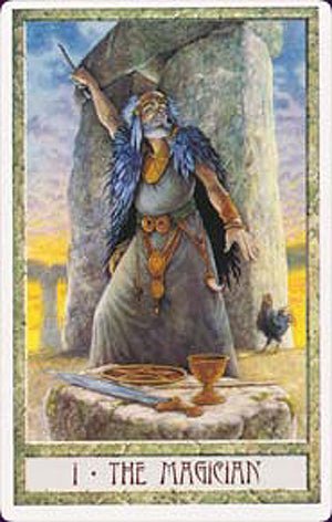 Sample card from the The Druidcraft Tarot Deck tarot deck — Eternal Spirit