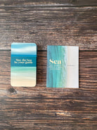 Sea Soul Journeys Oracle card exploring the deck's contemplative imagery — Eternal Spirit