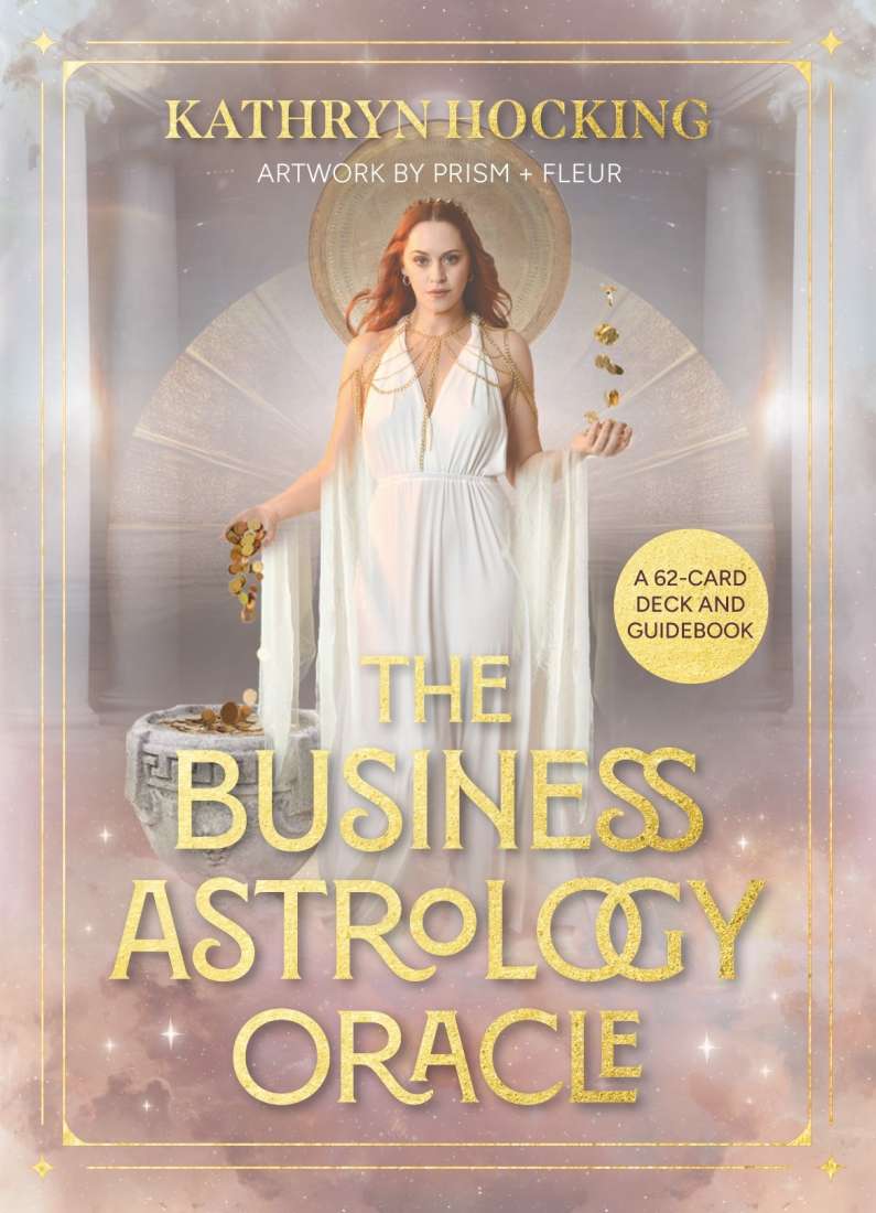 The Business Astrology Oracle Cards by Kathryn Hocking, box cover