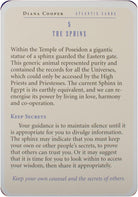 Atlantis Cards card revealing the deck's deeply layered symbolism — Eternal Spirit