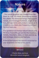 Ascension Cards card highlighting the deck's symbolic art — Eternal Spirit