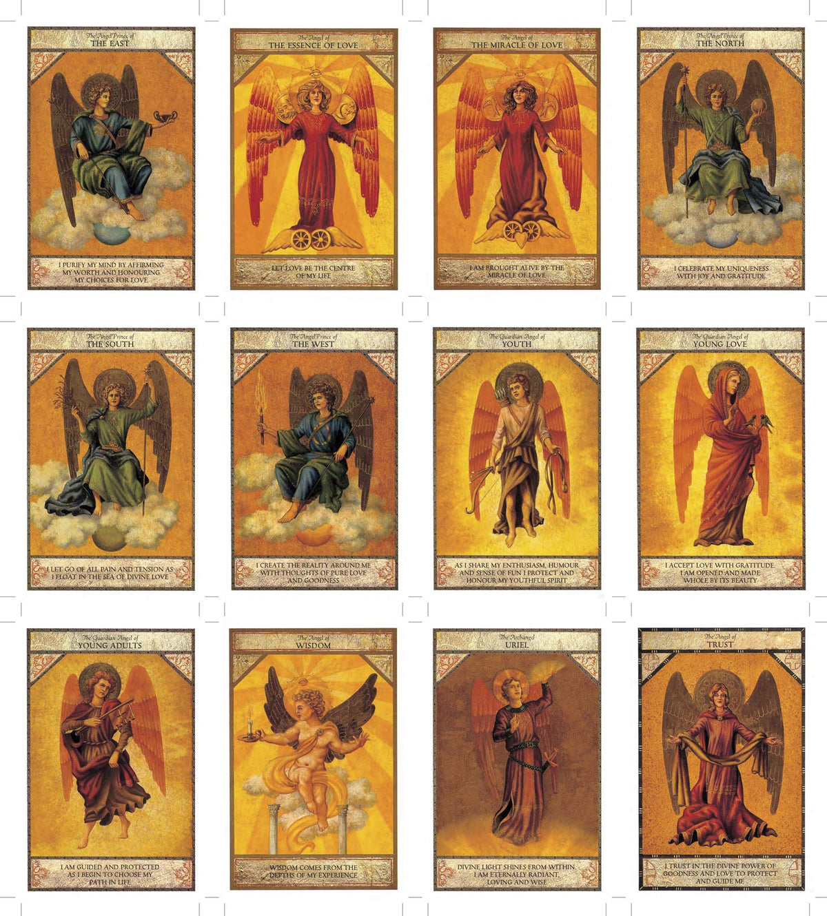 The Angel Oracle card highlighting the deck's symbolic art — Eternal Spirit