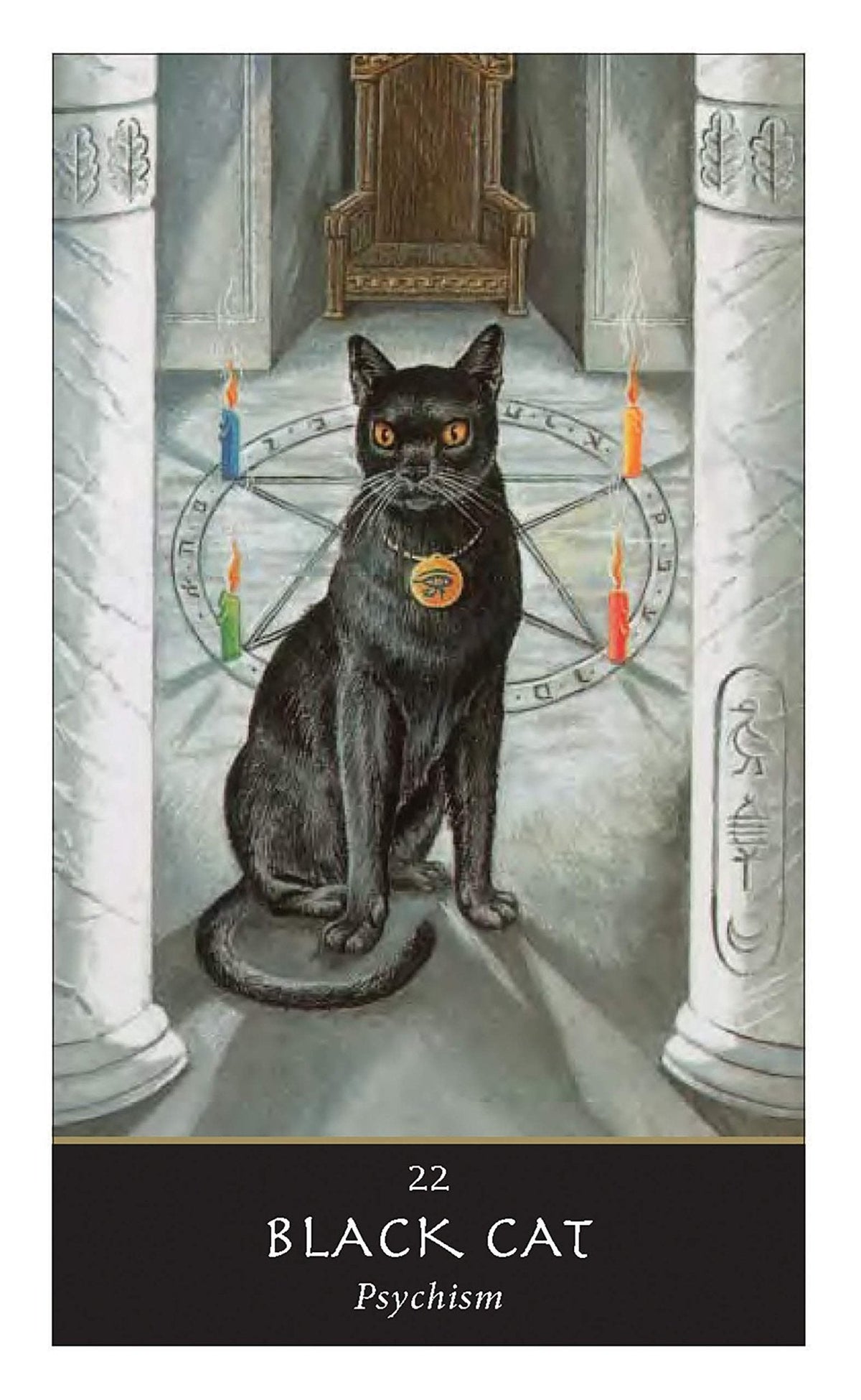 The Witches' Oracle card portraying the deck's otherworldly aesthetic — Eternal Spirit