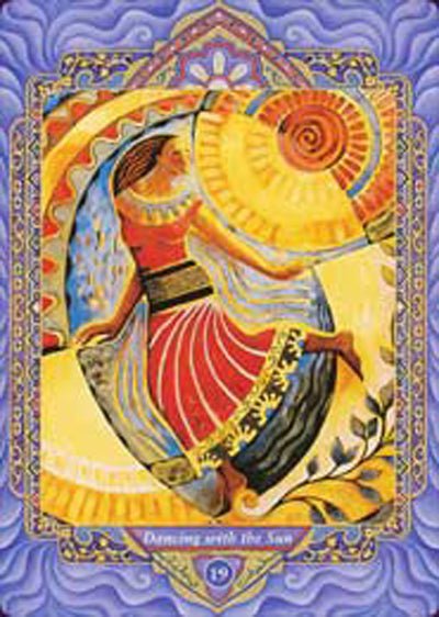 The Triple Goddess Tarot card showing the deck's detailed artistic vision — Eternal Spirit