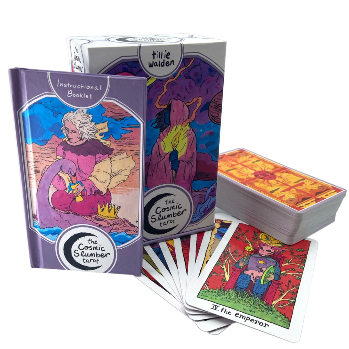 The Cosmic Slumber Tarot card exhibiting the deck's transformative card art — Eternal Spirit