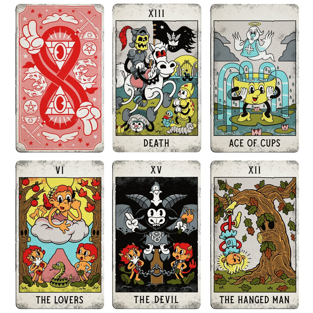 Mystical Medleys Tarot card offering a glimpse of the deck's sacred imagery — Eternal Spirit