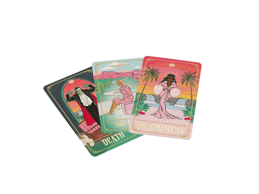 Sample card from the Tinseltown Tarot tarot deck — Eternal Spirit