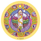 Colourful circular mandala healing card with intricate sacred patterns — Eternal Spirit