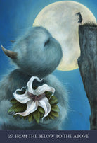 Into the Lonely Woods Oracle card revealing the deck's deeply layered symbolism — Eternal Spirit