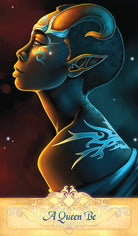 Seeker Oracle card presenting the deck's visionary illustrations — Eternal Spirit