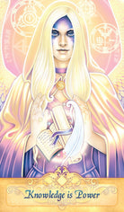 Seeker Oracle card offering a glimpse of the deck's sacred imagery — Eternal Spirit