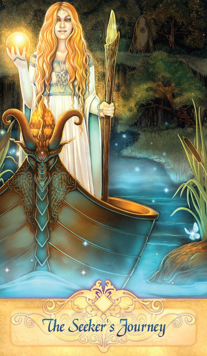 Seeker Oracle card unveiling the deck's spiritual symbolism — Eternal Spirit