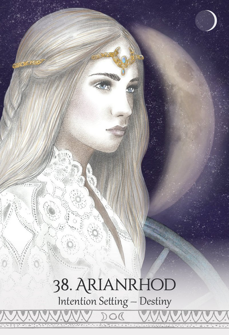Goddess Spirit Oracle card offering a glimpse of the deck's sacred imagery — Eternal Spirit