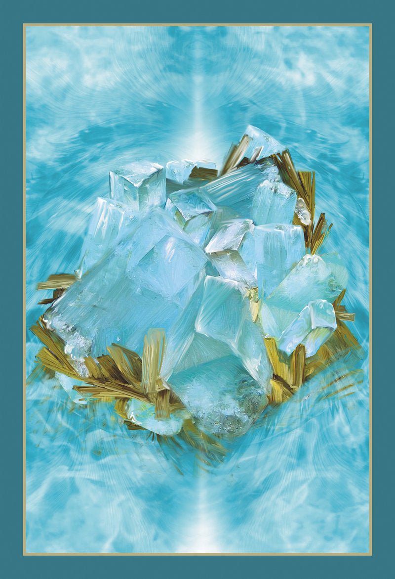 Crystal Oracle (2nd Edition) card displaying the deck's hand-painted illustrations — Eternal Spirit