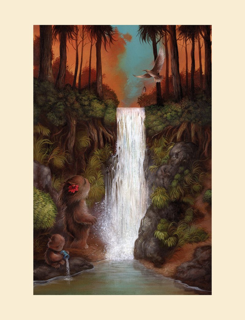 Into the Lonely Woods Journal showcasing the journal's inspirational illustrations — Eternal Spirit