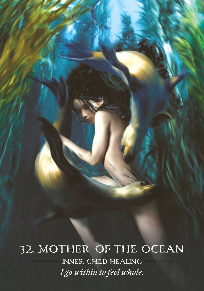 Water Temple Oracle card capturing the deck's intuitive artistry — Eternal Spirit