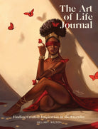 Art of Life Journal cover with woman, butterflies and vivid colours — Eternal Spirit