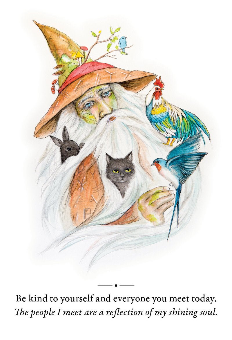 Oracle of the Wylder Ones Cards card portraying the deck's otherworldly aesthetic — Eternal Spirit