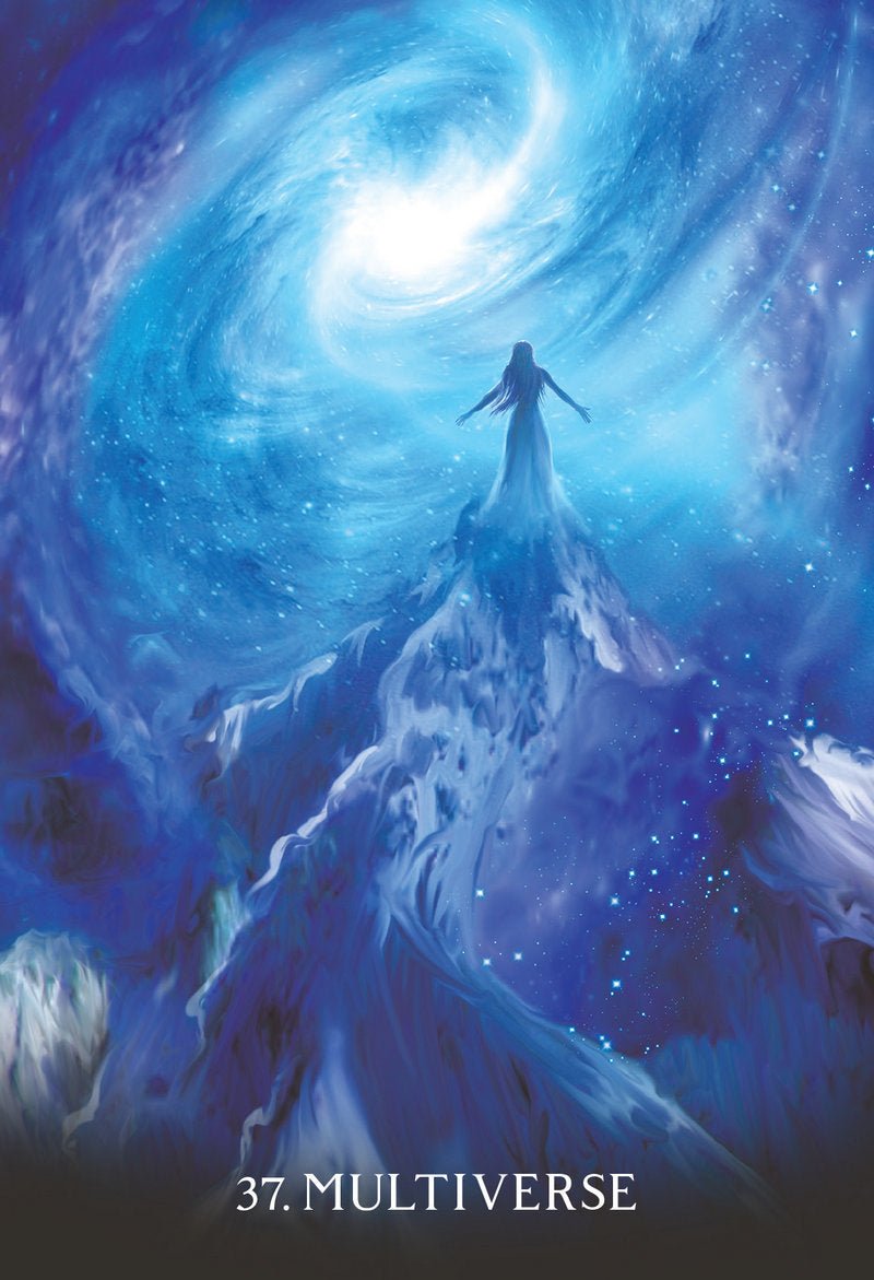 The Oracle of Portals Cards card sharing the deck's luminous illustration style — Eternal Spirit
