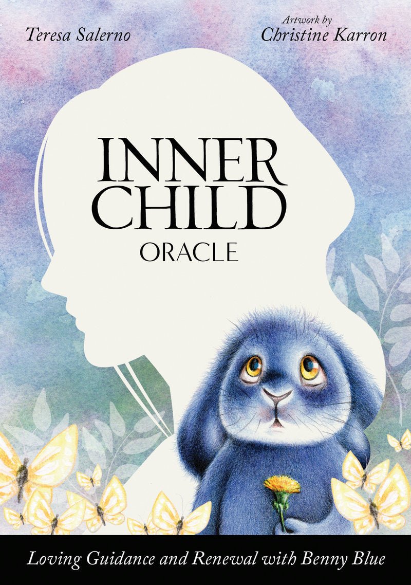 Inner Child Oracle cute box with big-eyed bunny character illustration — Eternal Spirit