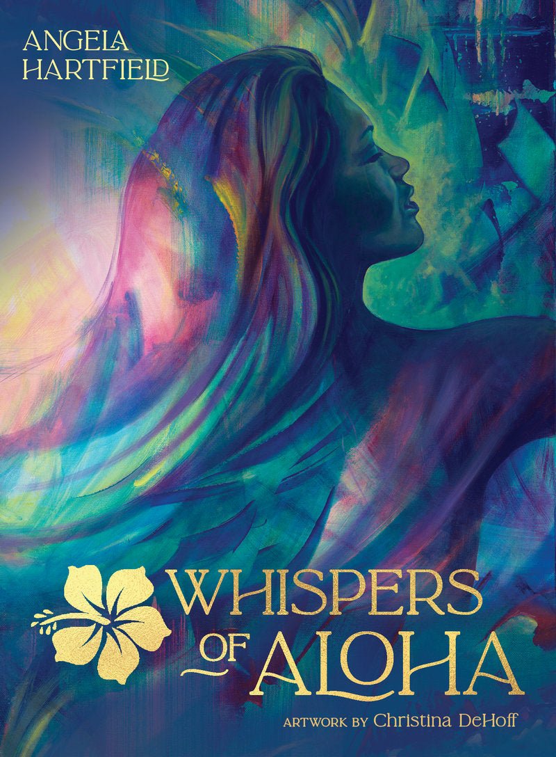 Whispers of Aloha Oracle box with tropical island art by Angela Hartfield — Eternal Spirit
