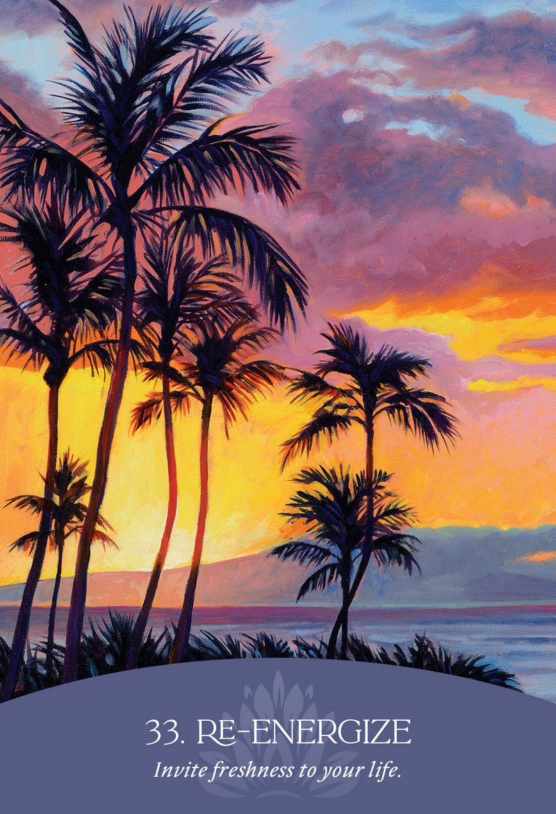 Whispers of Aloha Oracle card featuring the deck's enchanting card art — Eternal Spirit