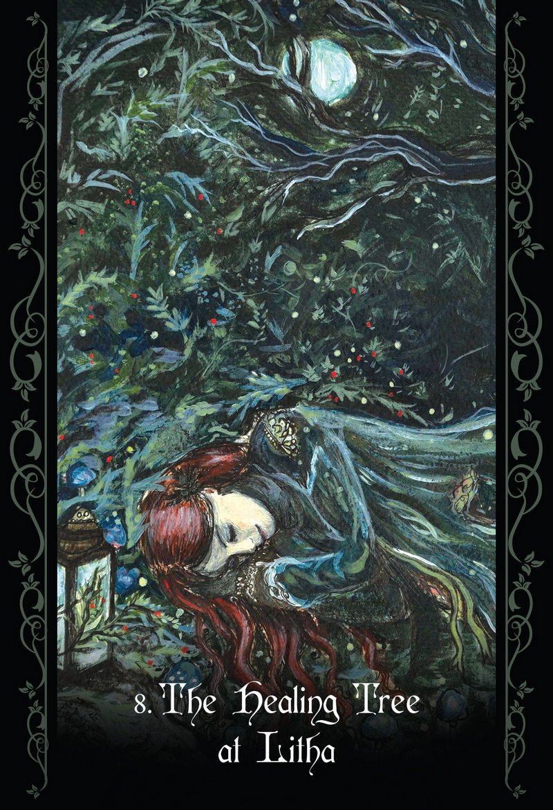 The Solitary Witch Oracle card capturing the deck's intuitive artistry — Eternal Spirit