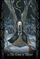 The Solitary Witch Oracle card offering a glimpse of the deck's sacred imagery — Eternal Spirit