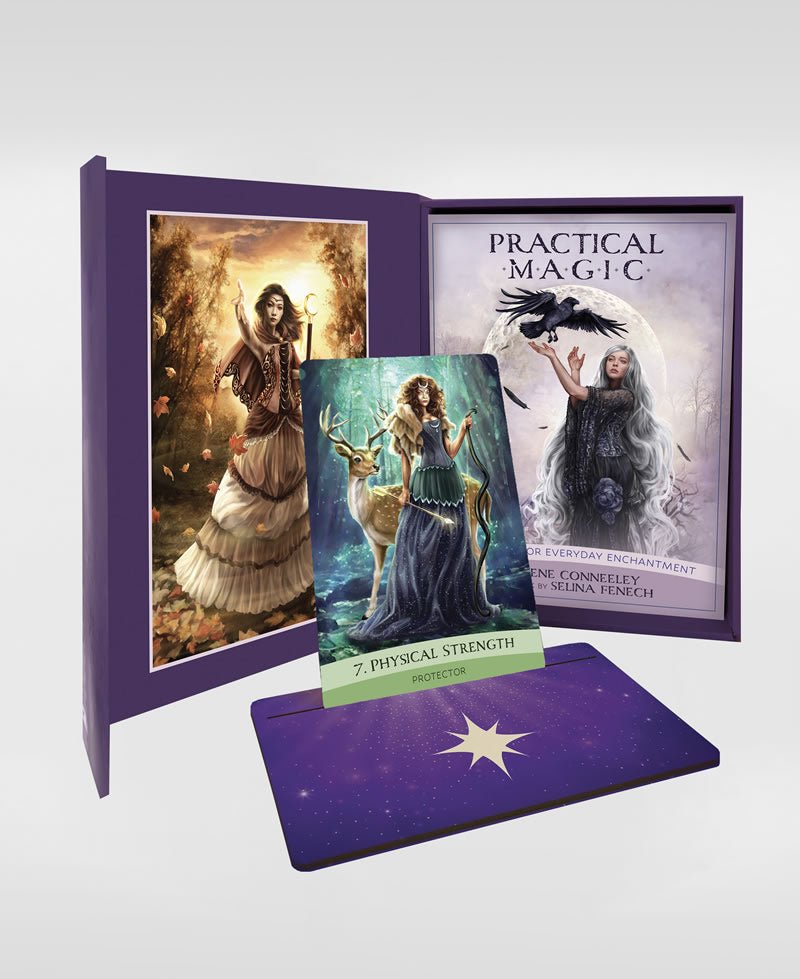 Practical Magic Oracle card reflecting the deck's transcendent artwork — Eternal Spirit