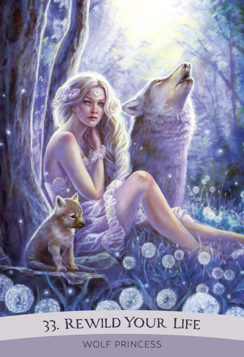 Practical Magic Oracle card presenting the deck's visionary illustrations — Eternal Spirit