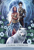 Practical Magic Oracle card exploring the deck's contemplative imagery — Eternal Spirit