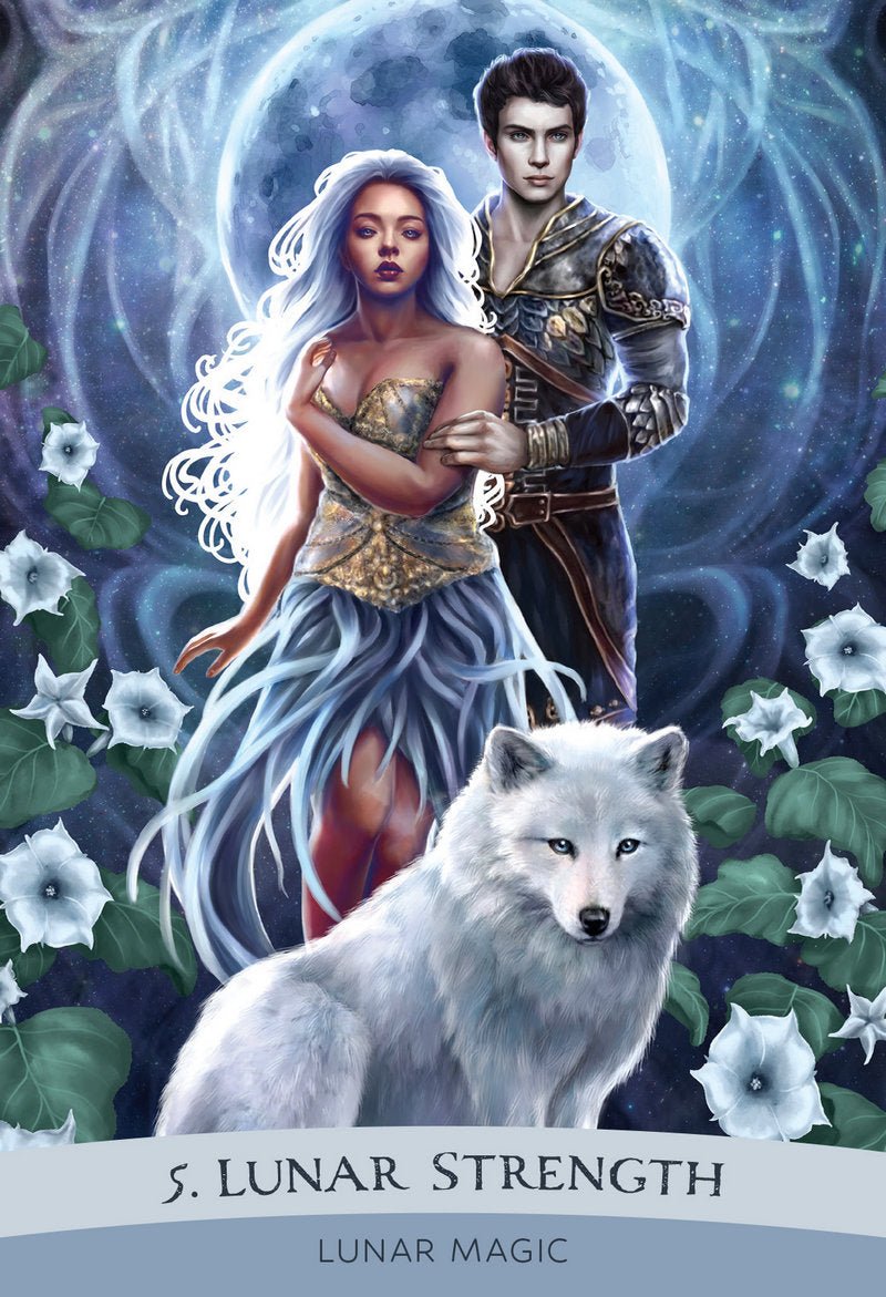 Practical Magic Oracle card exploring the deck's contemplative imagery — Eternal Spirit