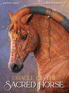 Oracle of the Sacred Horse box with golden chestnut horse portrait — Eternal Spirit