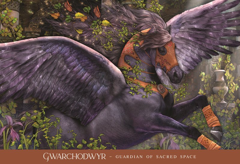Oracle of the Sacred Horse Cards card offering a glimpse of the deck's sacred imagery — Eternal Spirit