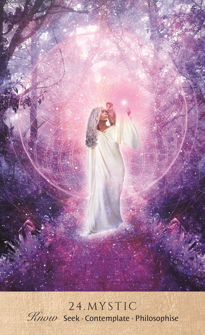 Oracle of Delphi Cards card featuring the deck's enchanting card art — Eternal Spirit