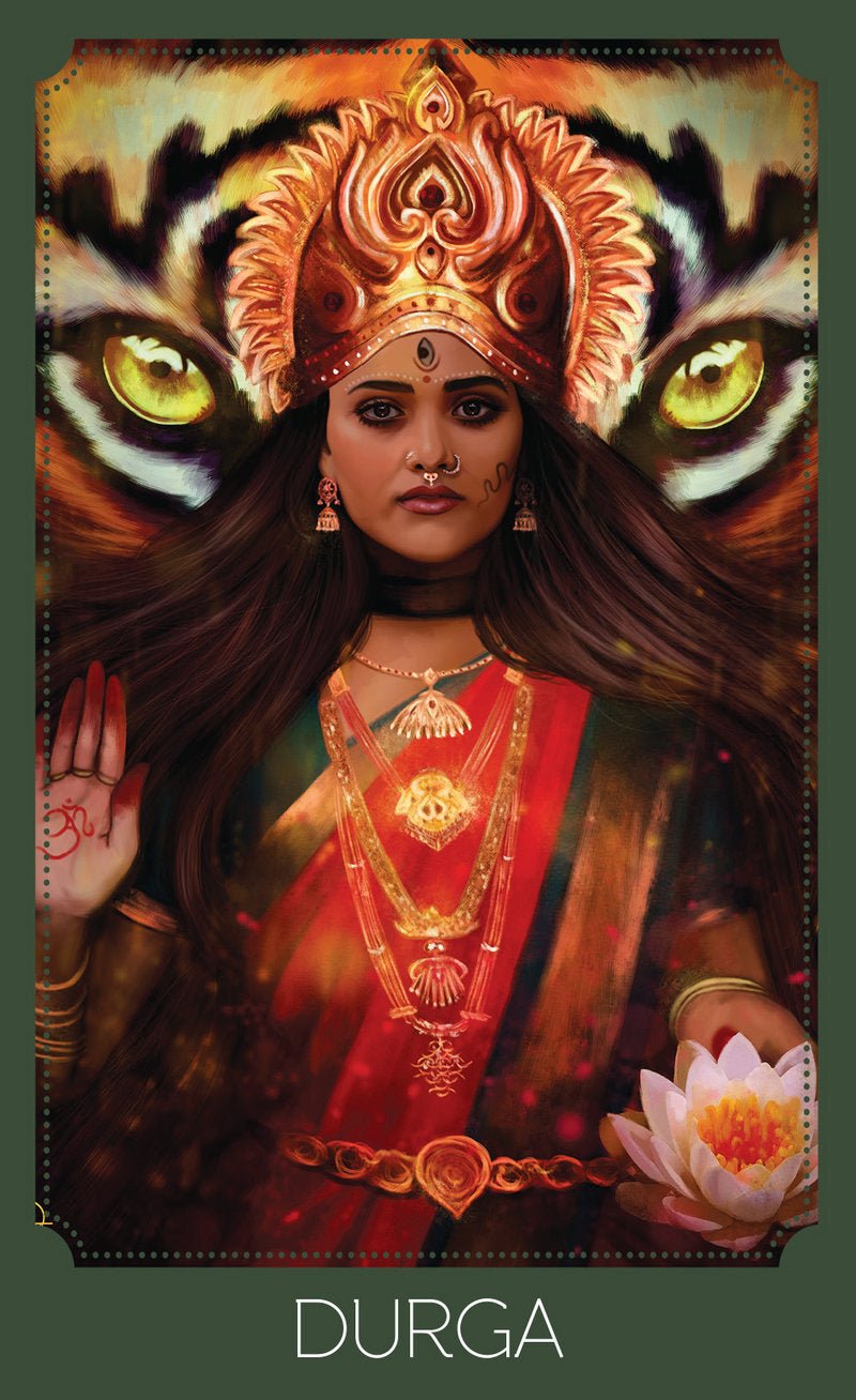 Goddess Within Oracle card revealing the deck's mystical artwork — Eternal Spirit
