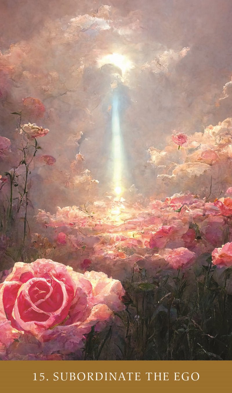 The Path of Light Oracle card featuring the deck's enchanting card art — Eternal Spirit