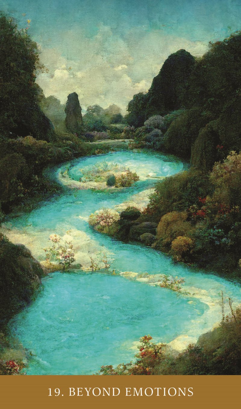 The Path of Light Oracle card exploring the deck's contemplative imagery — Eternal Spirit