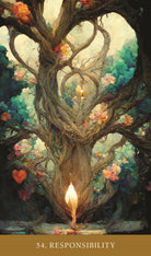 The Path of Light Oracle card reflecting the deck's transcendent artwork — Eternal Spirit