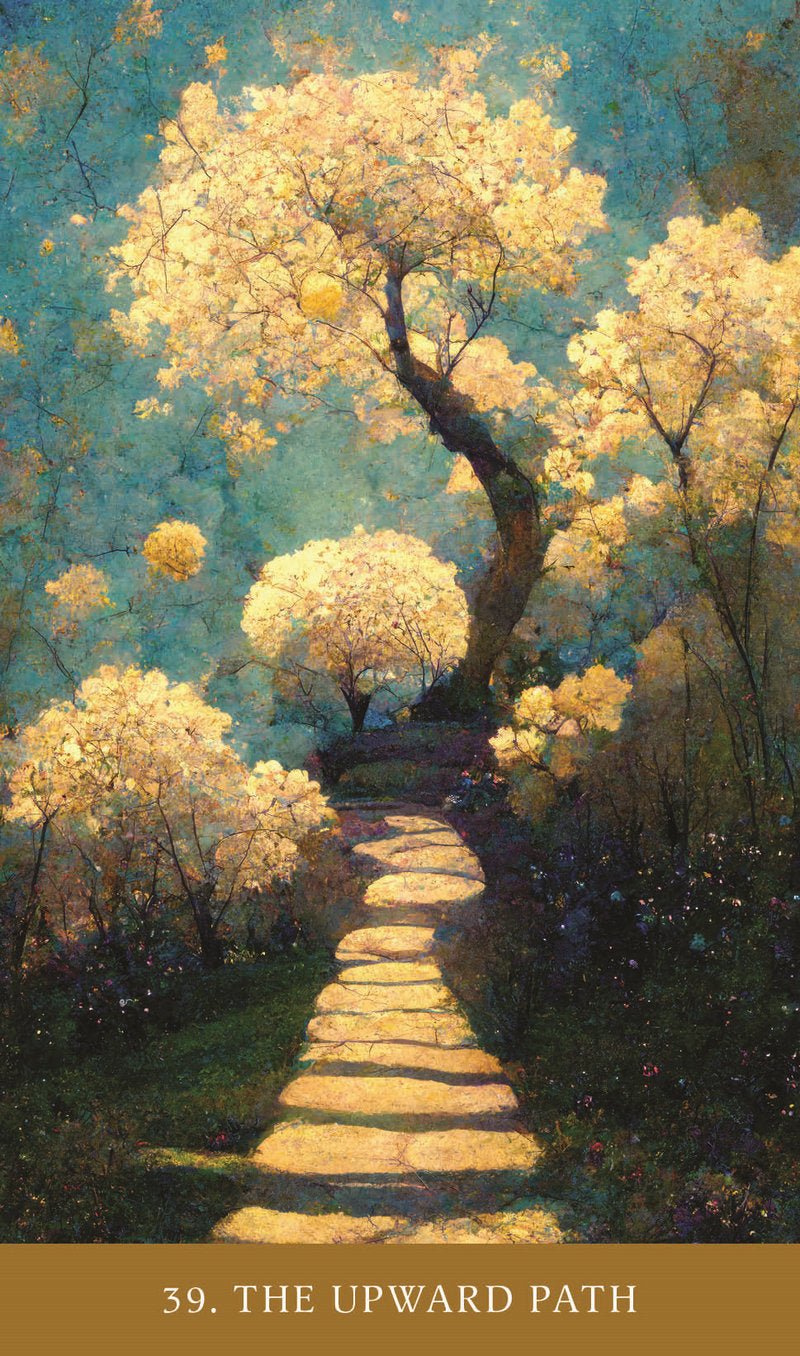The Path of Light Oracle card revealing the deck's deeply layered symbolism — Eternal Spirit
