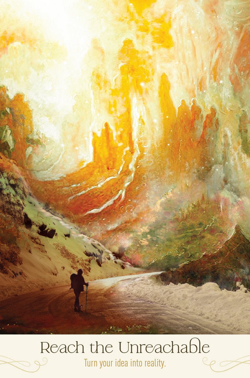 Soul's Journey Oracle card showcasing the deck's evocative imagery — Eternal Spirit