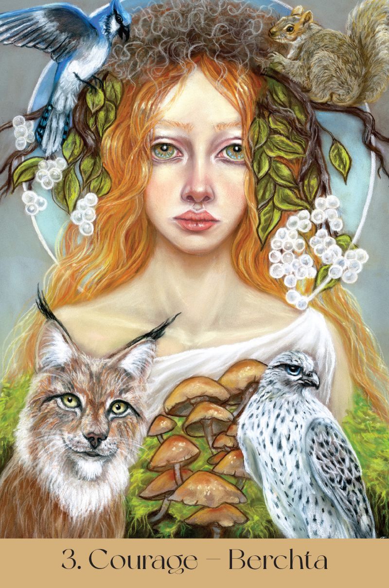 Maidens of the Wheel Oracle card revealing the deck's deeply layered symbolism — Eternal Spirit