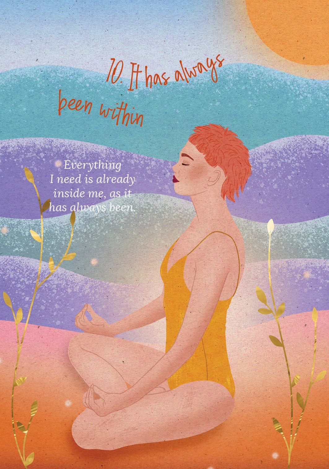 Finding Inner Peace Inspiration Cards card featuring the deck's enchanting card art — Eternal Spirit