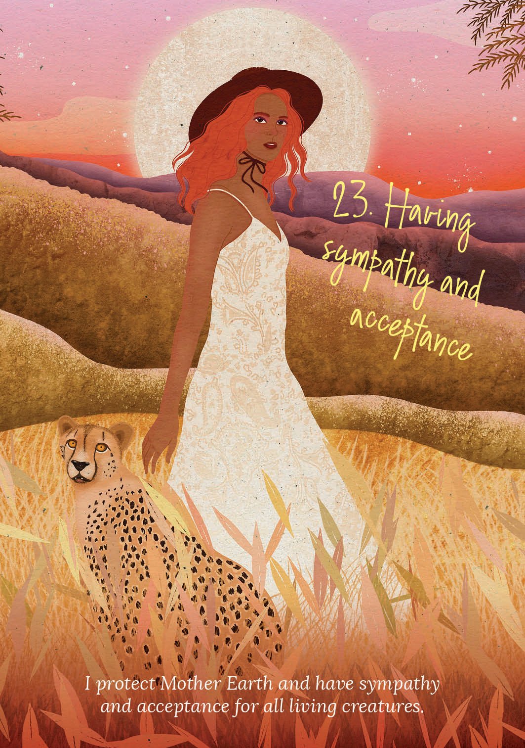 Finding Inner Peace Inspiration Cards card exploring the deck's contemplative imagery — Eternal Spirit