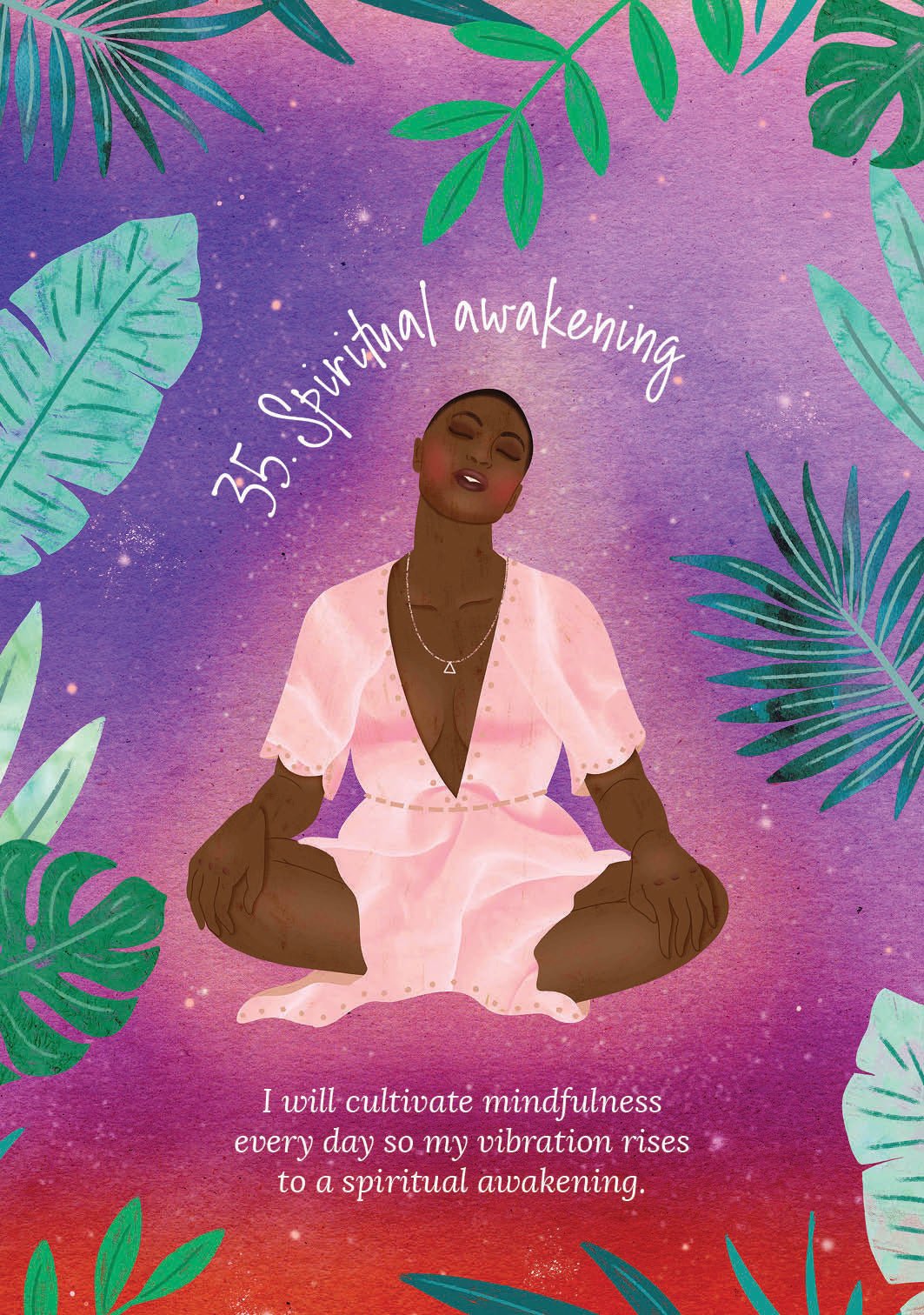 Finding Inner Peace Inspiration Cards card reflecting the deck's transcendent artwork — Eternal Spirit