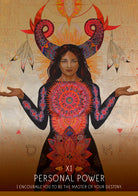 The Medicine Woman Oracle card highlighting the deck's symbolic art — Eternal Spirit